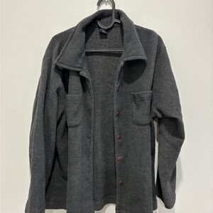 Cherokee Charcoal Gray Fleece Jacket